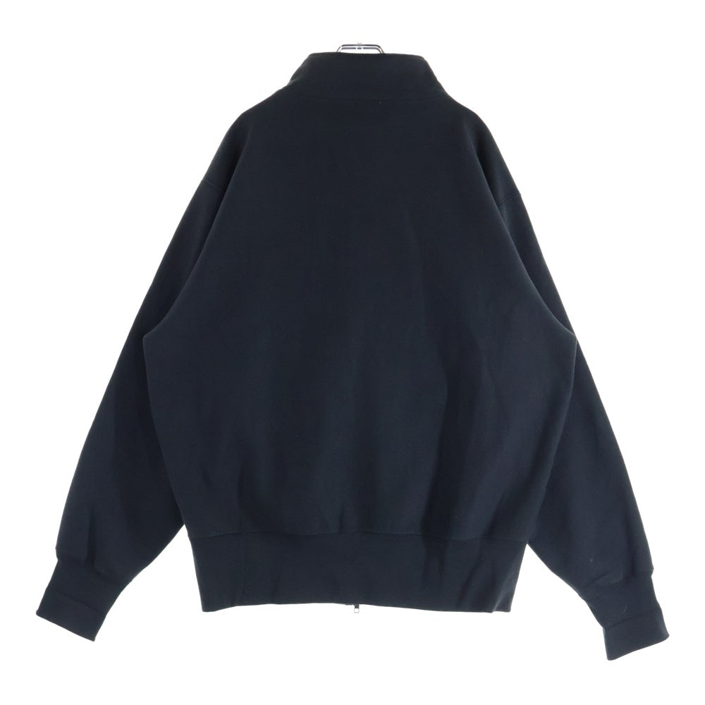 Healthknit(ヘルスニット) ×niko and... Logo Zip Sweatshirt 4FZSCS/MN 134628 ×ニコアンド ロゴ フルジップアップ スウェット ブルゾン ブラック
