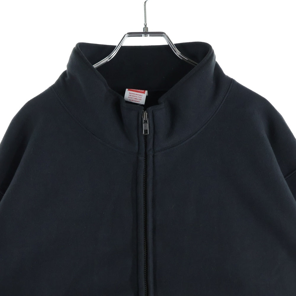 Healthknit(ヘルスニット) ×niko and... Logo Zip Sweatshirt 4FZSCS/MN 134628 ×ニコアンド ロゴ フルジップアップ スウェット ブルゾン ブラック