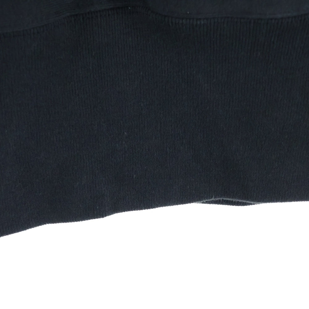 Healthknit(ヘルスニット) ×niko and... Logo Zip Sweatshirt 4FZSCS/MN 134628 ×ニコアンド ロゴ フルジップアップ スウェット ブルゾン ブラック