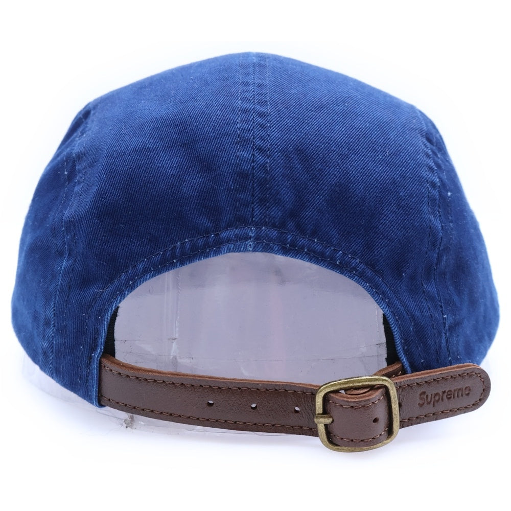 SUPREME(シュプリーム) 25SS Washed Chino Twill Camp Cap ウォッシュド ボックスロゴ キャンプキャップ ブルー