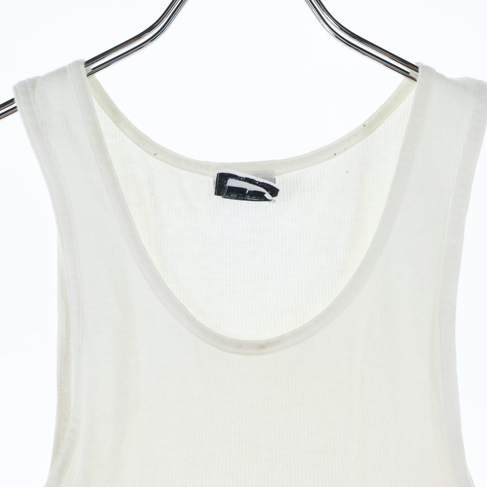 CHROME HEARTS(クロムハーツ) OLD FOTI ロゴプリントタンクトップ ホワイト