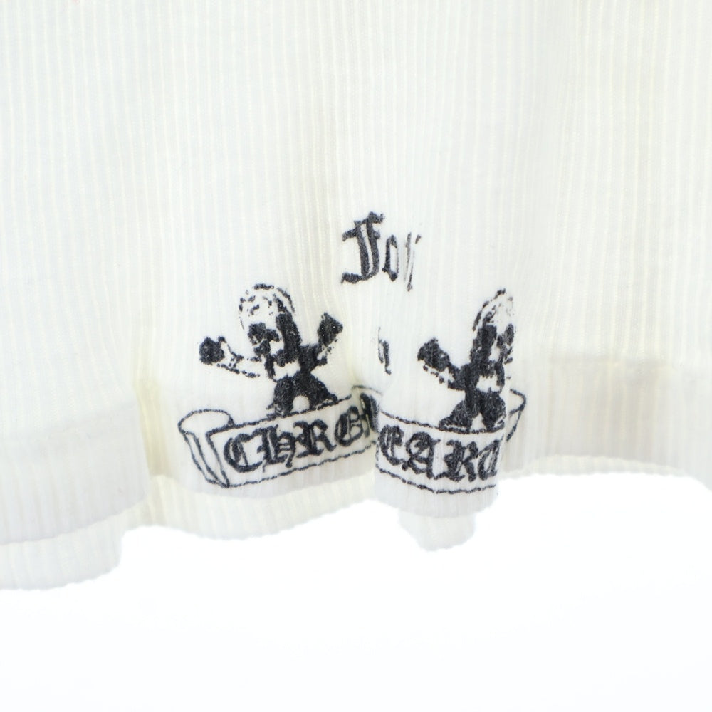 CHROME HEARTS(クロムハーツ) OLD FOTI ロゴプリントタンクトップ ホワイト