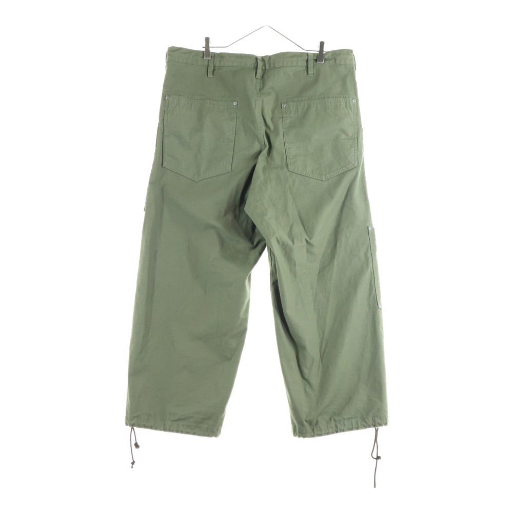 Y's(ワイズ) 23SS WIDE STRAIGHT PANTS YH-P83-071 ワイド ストレイトパンツ カーキ