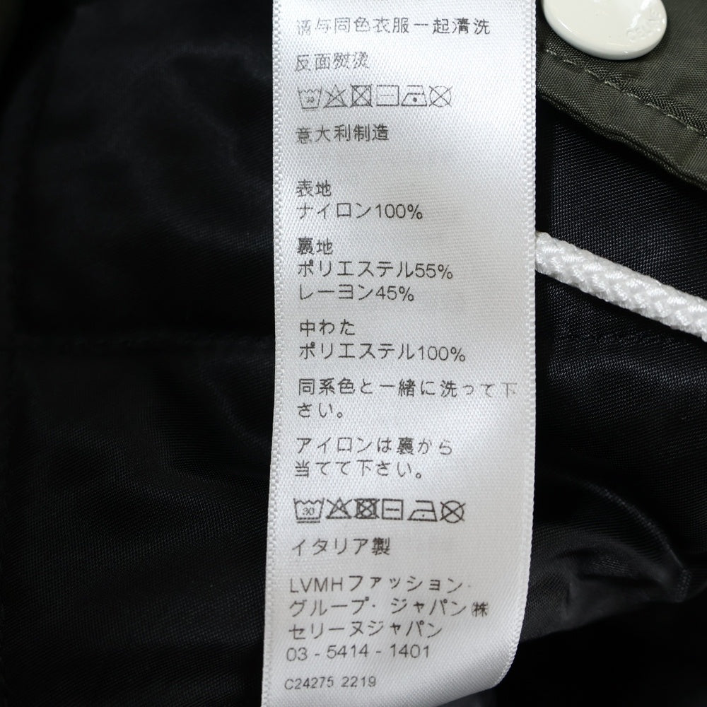 CELINE(セリーヌ) LOGO COACH JACKET ロゴプリントコーチジャケット カーキ 2W694495M