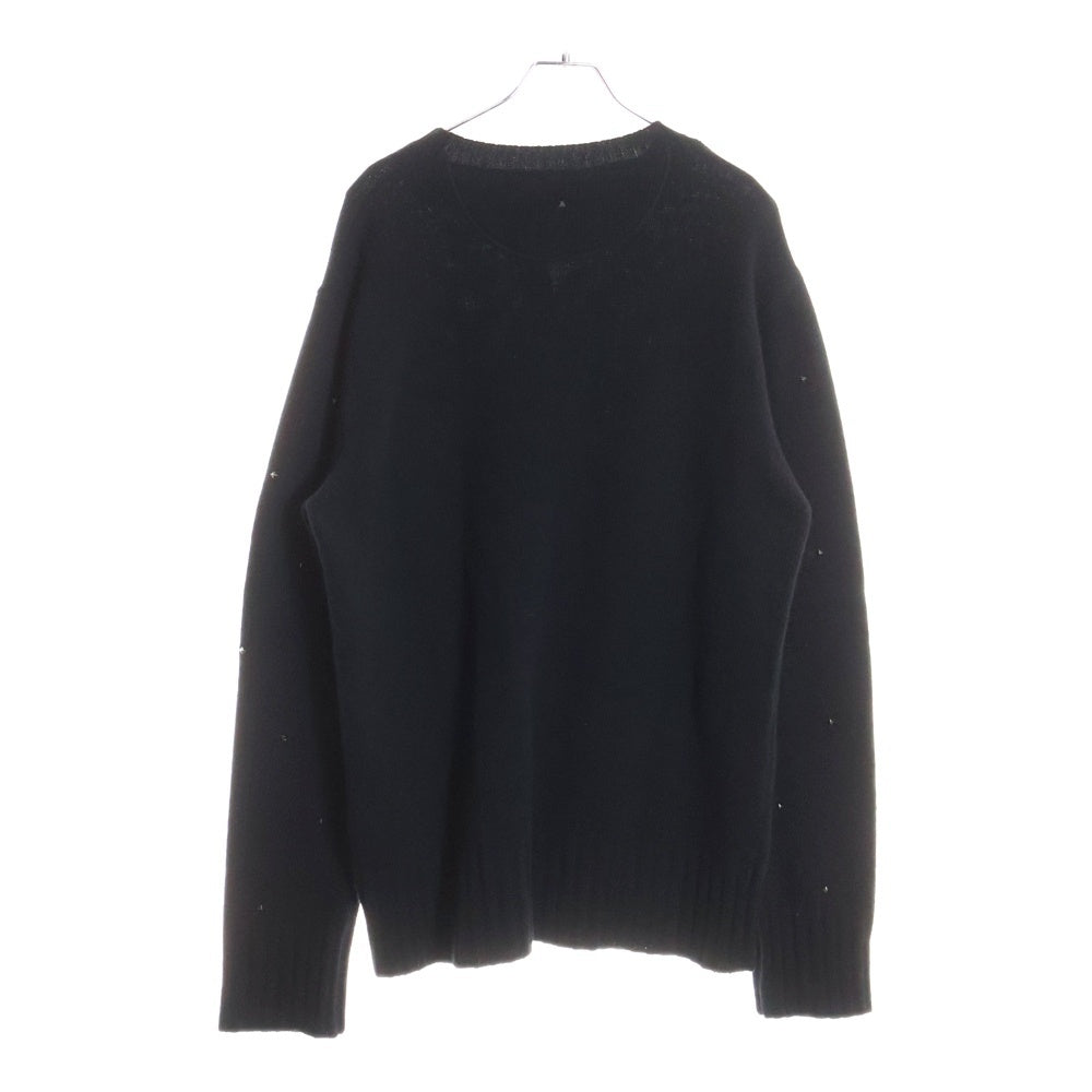 VALENTINO(ヴァレンティノ) スタッズ付きセーター ニット ブラック 1V3KC21P8MY