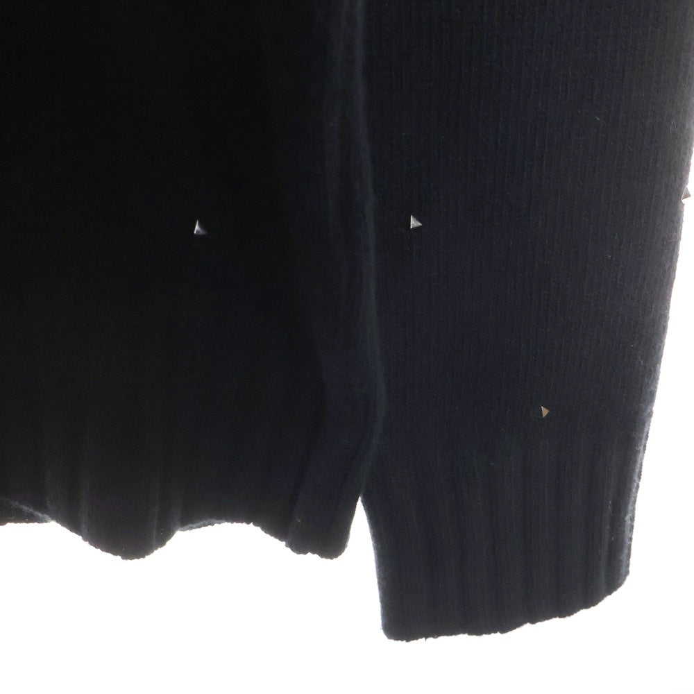 VALENTINO(ヴァレンティノ) スタッズ付きセーター ニット ブラック 1V3KC21P8MY