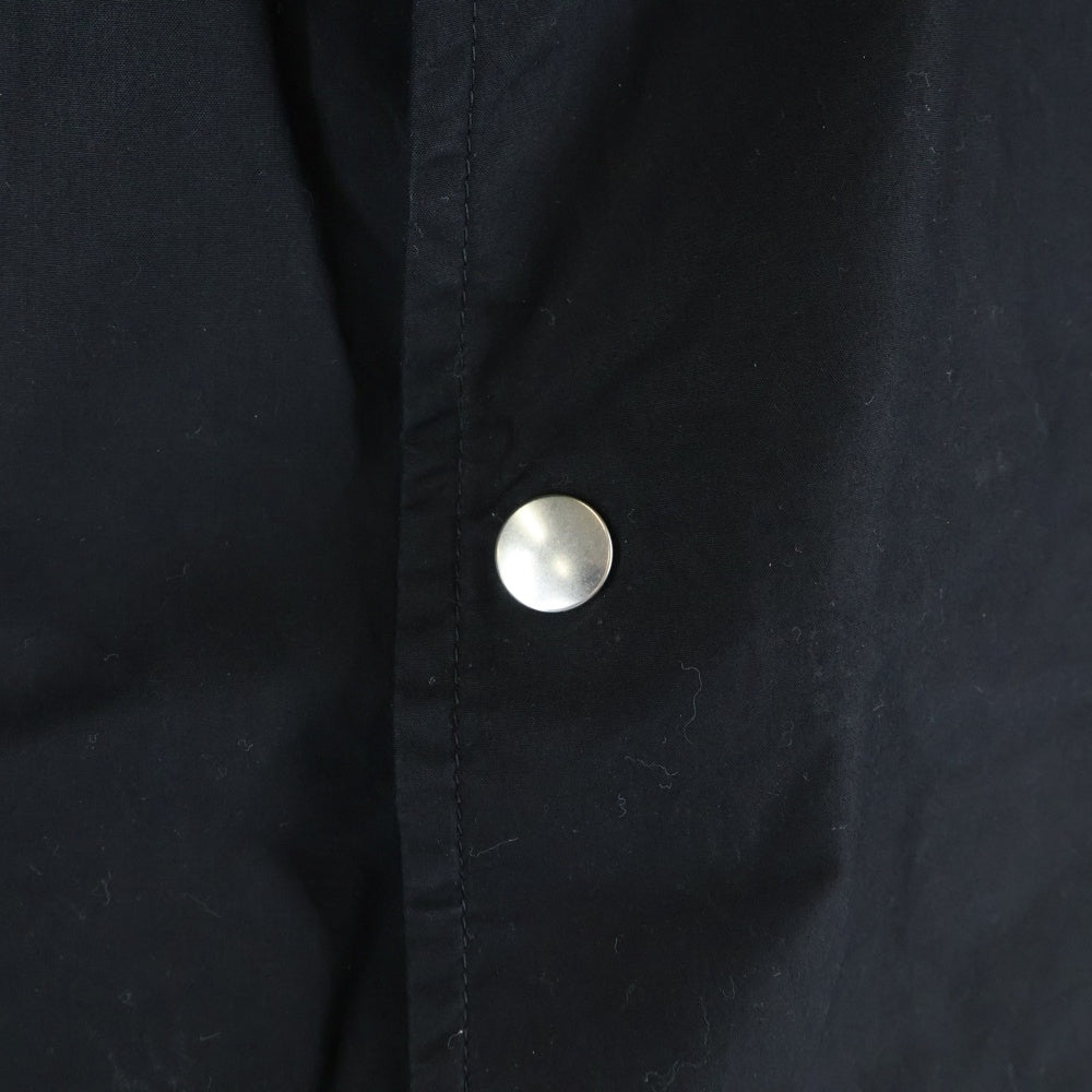 JIL SANDER(ジルサンダー) W BLOUSON 03 PNT スナップボタン バックロゴプリント シャツ ジャケット ブラック J23BN0003 J45071