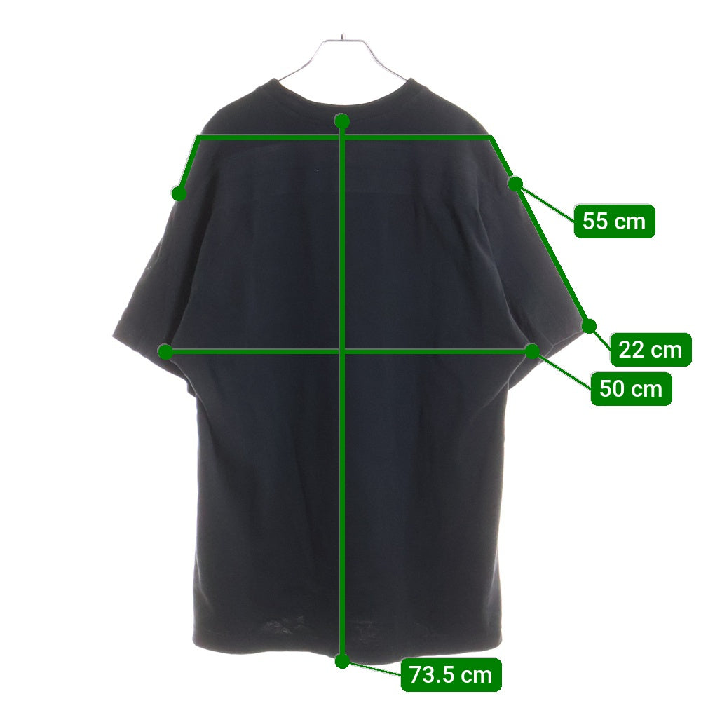 STONE ISLAND(ストーンアイランド) LOGO T-SHIRTS ロゴ刺繍半袖カットソー Tシャツ ブラック 811520479