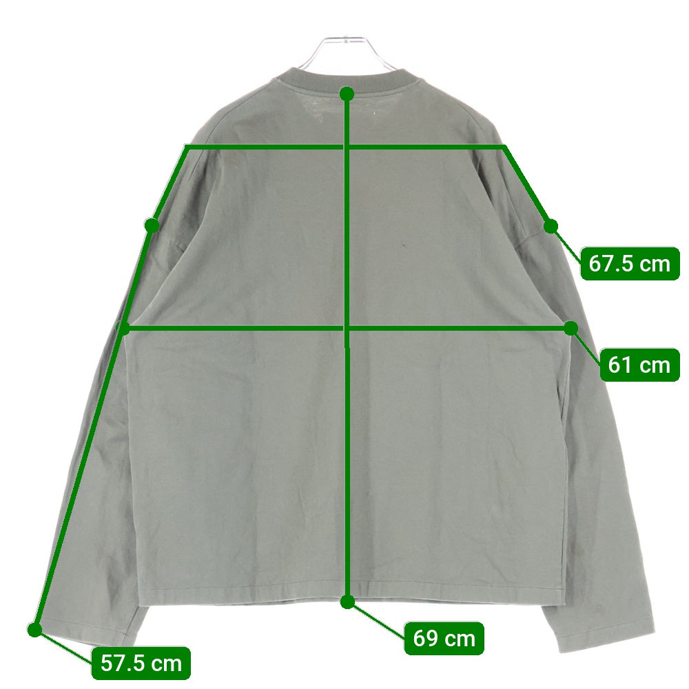 JIL SANDER(ジルサンダー) LOGO PRINT L/S T-SHIRTS ロゴプリント長袖