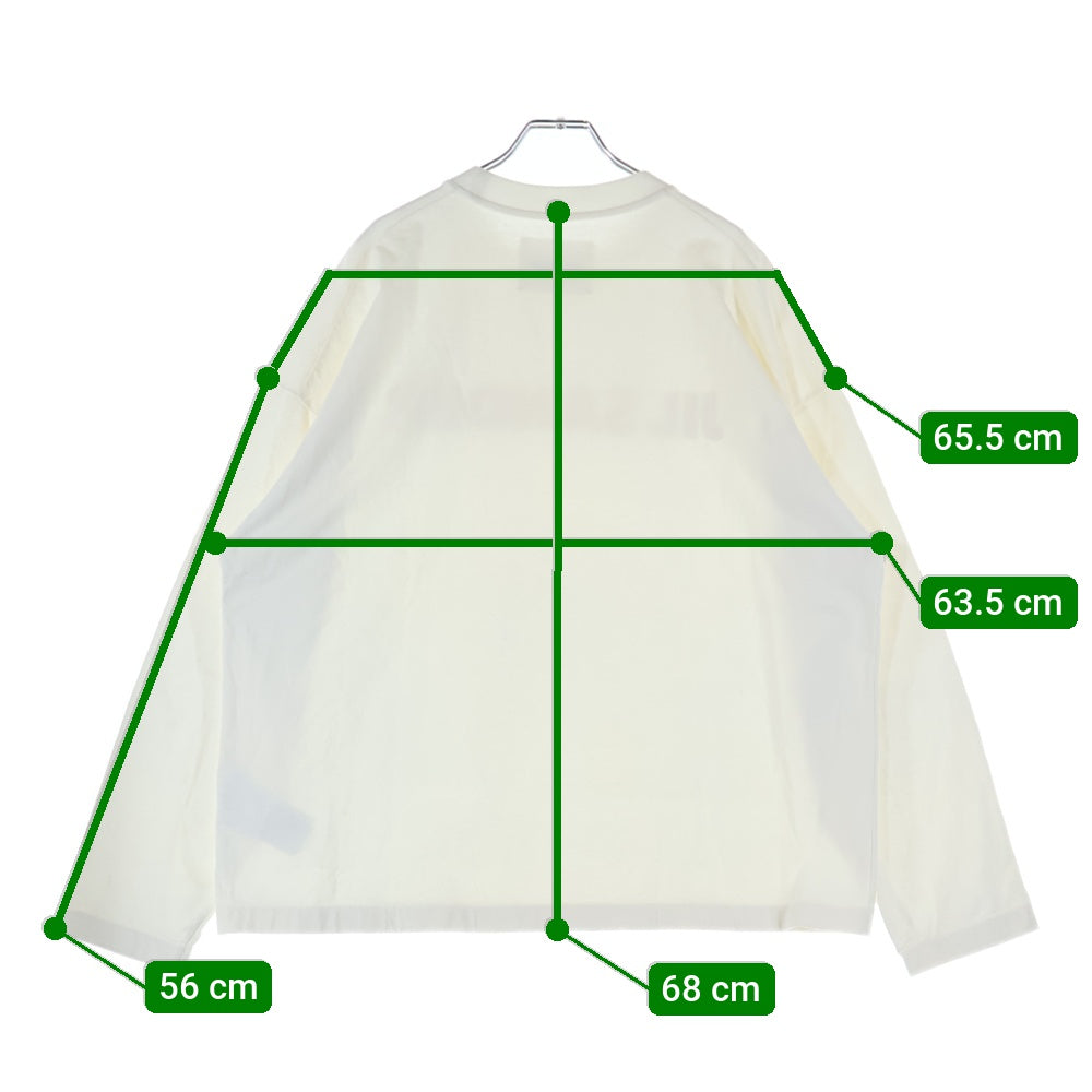 JIL SANDER(ジルサンダー) LOGO PRINT L/S T-SHIRTS ロゴプリント長袖