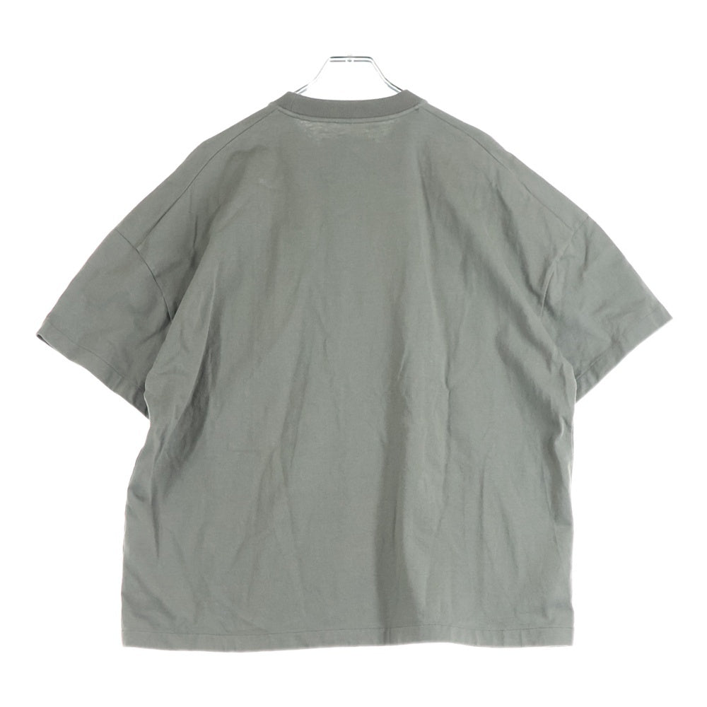 JIL SANDER(ジルサンダー) LOGO PRINT OVER SIZE T-SHIRTS ロゴプリントオーバーサイズ半袖カットソー Tシャツ カーキ J21GC0001