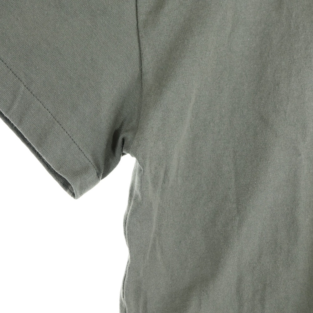 JIL SANDER(ジルサンダー) LOGO PRINT OVER SIZE T-SHIRTS ロゴプリントオーバーサイズ半袖カットソー Tシャツ カーキ J21GC0001