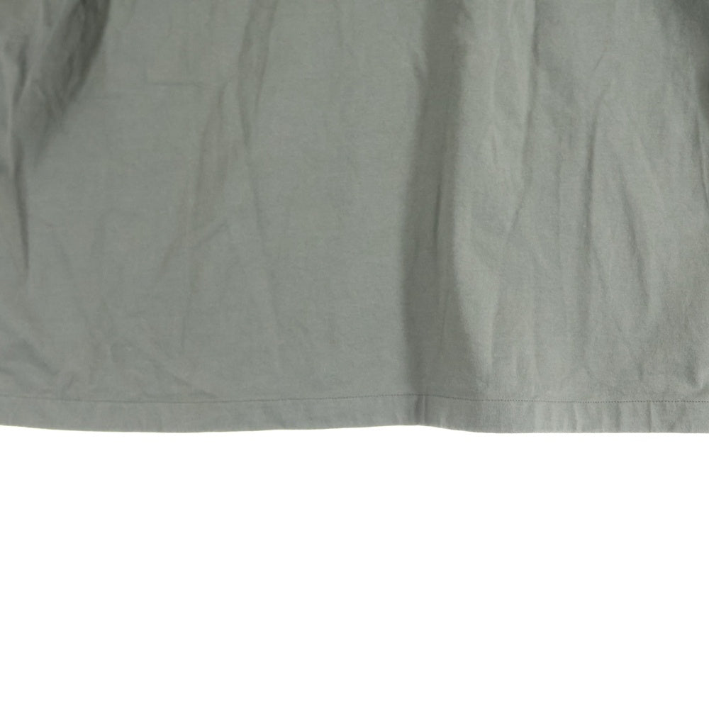 JIL SANDER(ジルサンダー) LOGO PRINT OVER SIZE T-SHIRTS ロゴプリントオーバーサイズ半袖カットソー Tシャツ カーキ J21GC0001