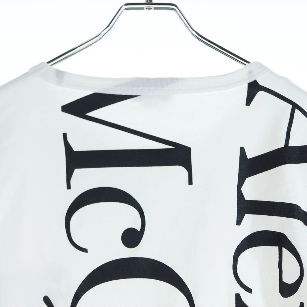 Alexander McQueen(アレキサンダーマックイーン) エクスプローデッドロゴ 半袖カットソー Tシャツ ホワイト 759390 QTABR