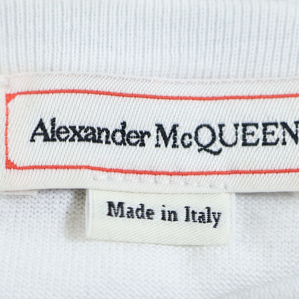 Alexander McQueen(アレキサンダーマックイーン) エクスプローデッドロゴ 半袖カットソー Tシャツ ホワイト 759390 QTABR