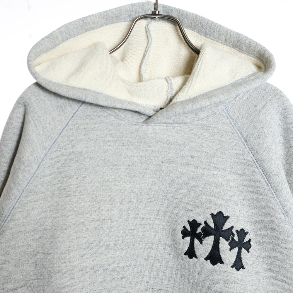 CHROME HEARTS(クロムハーツ) 7-11 バックCH刺繍プルオーバースウェットパーカー フーディー グレー
