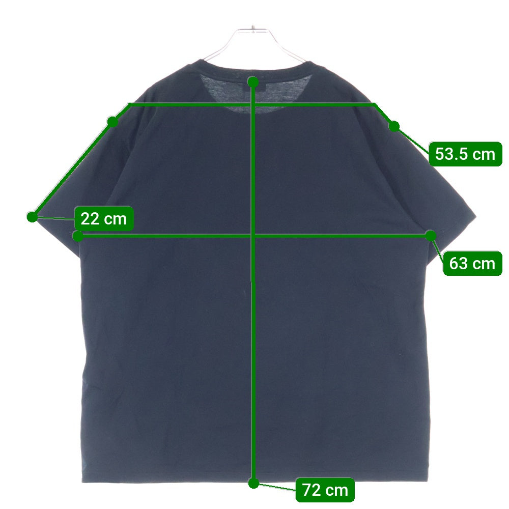 CELINE(セリーヌ) LOGO PRINT S/S T-SHIRTS ロゴプリント半袖カットソー Tシャツ ブラック RX0BO671Q