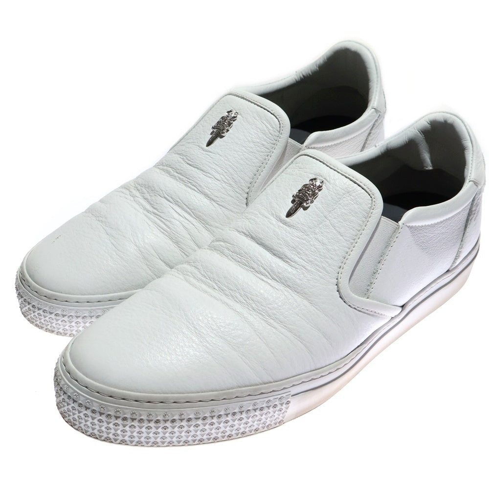 CHROME HEARTS(クロムハーツ) SLIP ON スリッポン CHプラス レザー