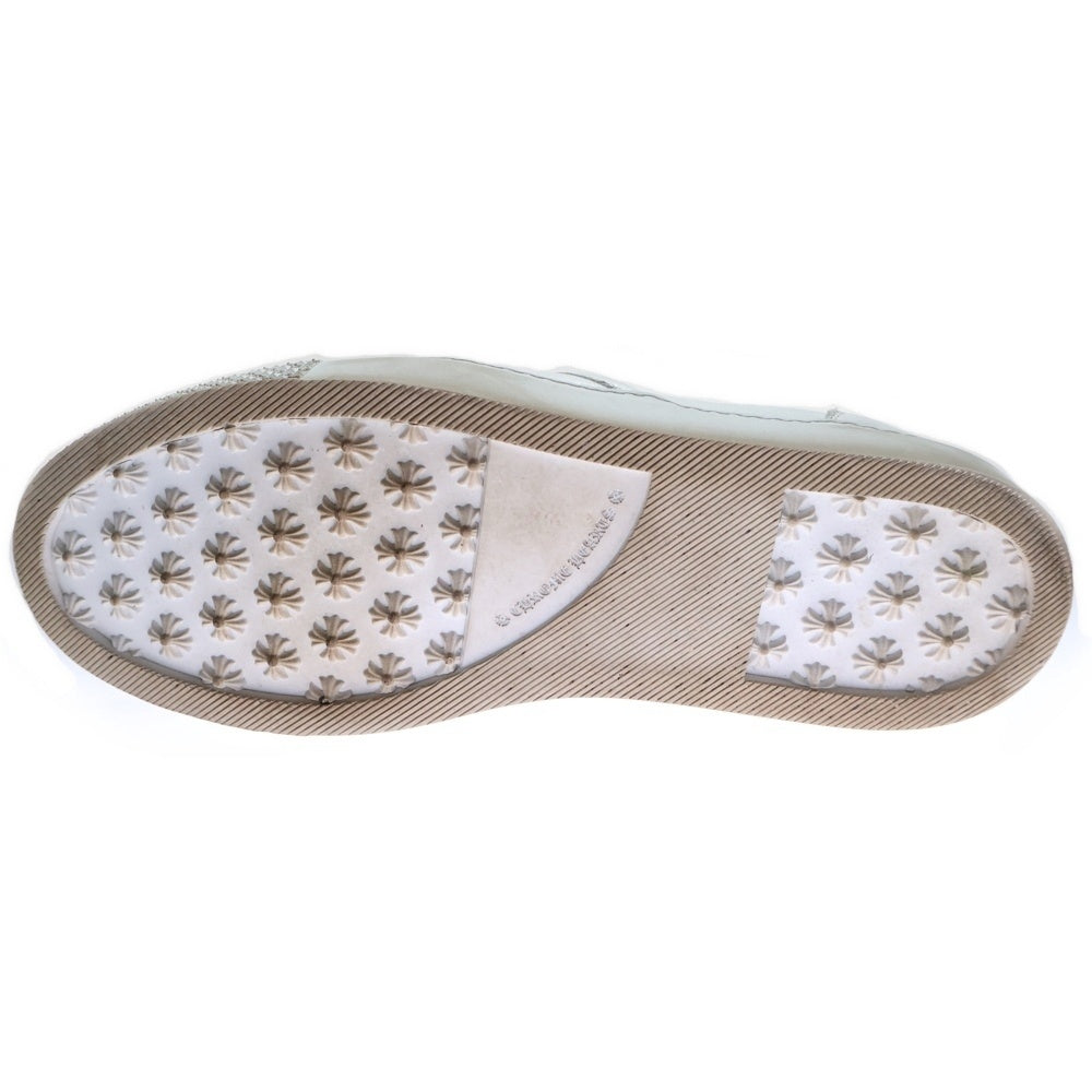 CHROME HEARTS(クロムハーツ) SLIP ON スリッポン CHプラス レザーパッチ ダガー ローカットスニーカー ホワイト