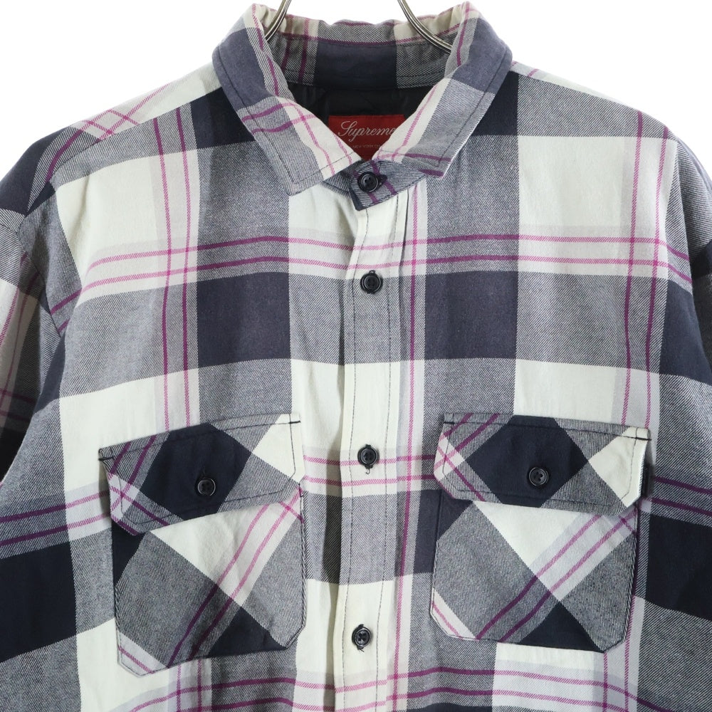 SUPREME(シュプリーム) 20AW Quilted Flannel Shirt キルテッド