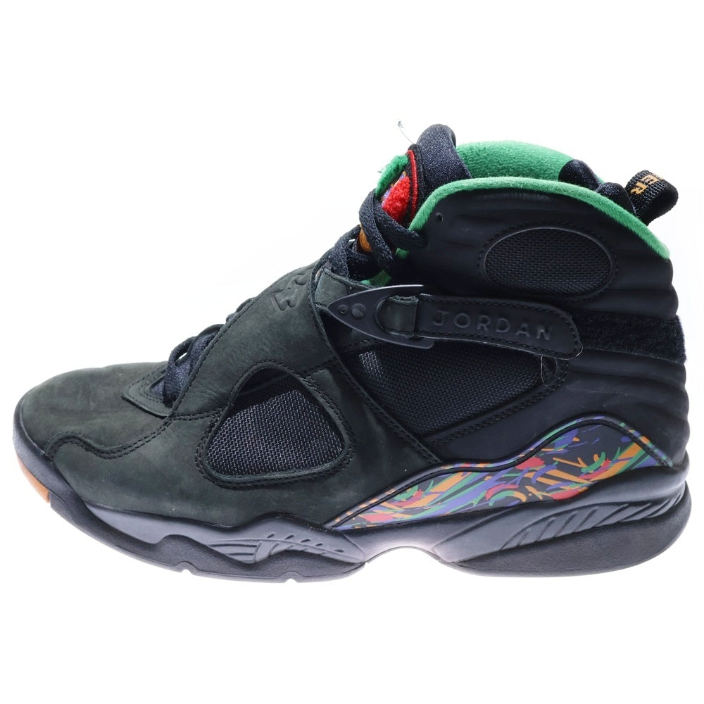 NIKE(ナイキ) AIR JORDAN 8 RETRO Black Light Concord 305381-004 エアジョーダン8 レトロ ライトコンコルド ハイカットスニーカー ブラック US9.5/27.5cm