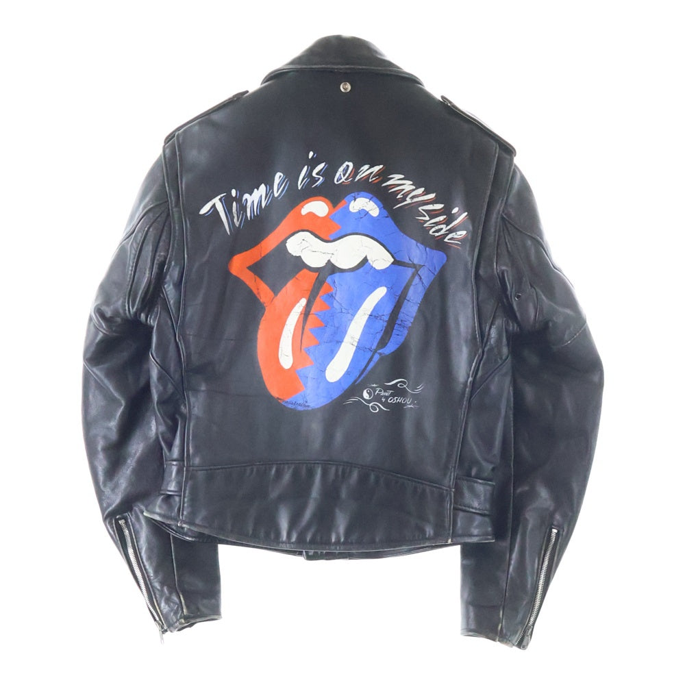 SCHOTT(ショット) 90s Rolling Stones Handmade Print Riders Jacket