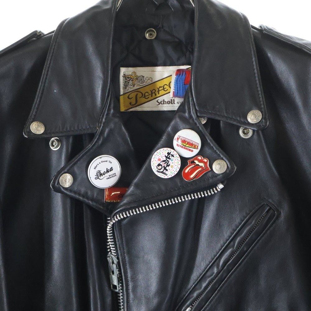 SCHOTT(ショット) 90s Rolling Stones Handmade Print Riders Jacket