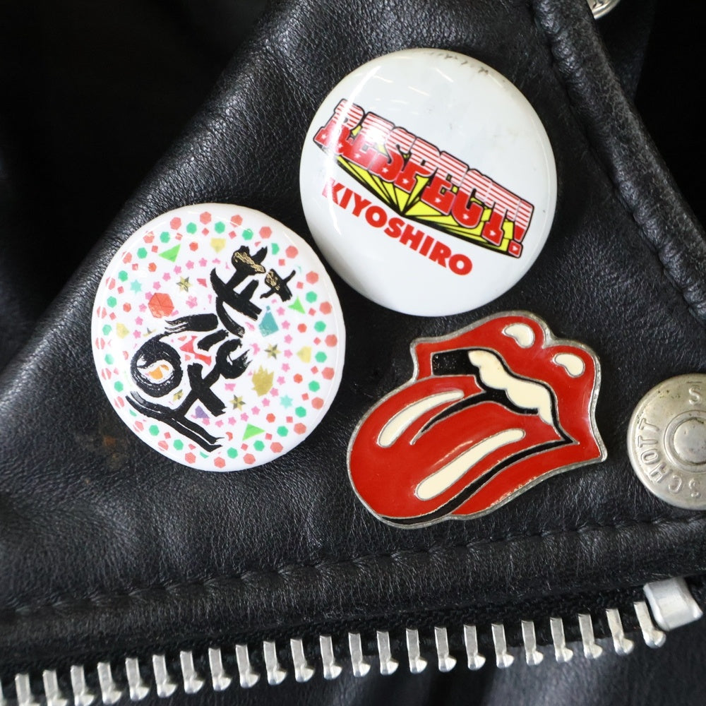 SCHOTT(ショット) 90s Rolling Stones Handmade Print Riders Jacket