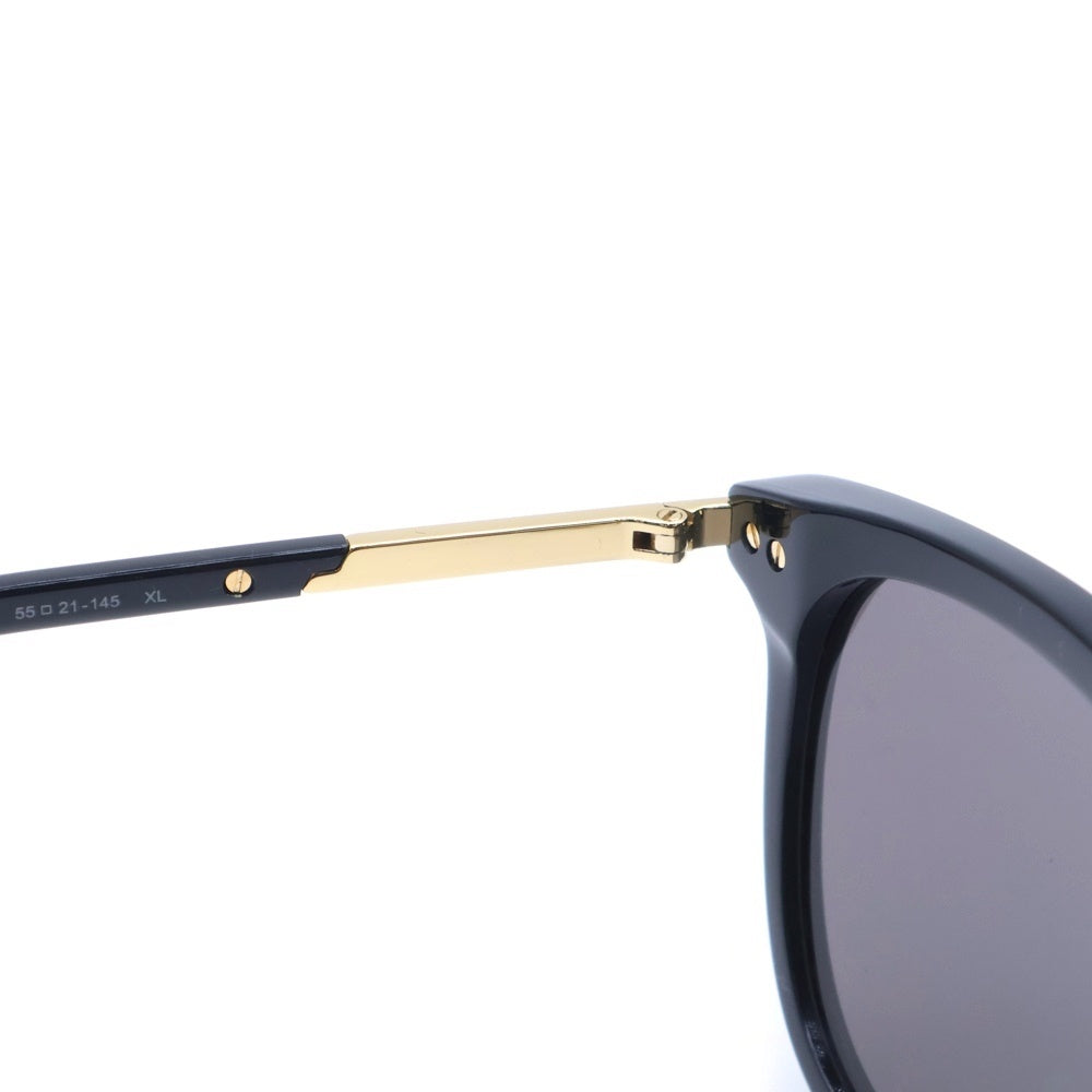 BOTTEGA VENETA(ボッテガヴェネタ) アジアンフィット サングラス アイウェア ブラック/ゴールド 55□21‐145 BV1298SA