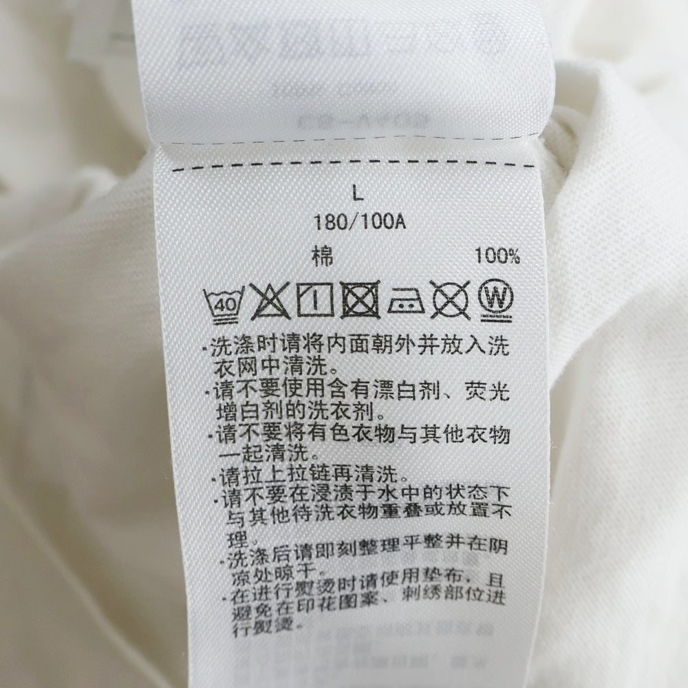 CHAMPION(チャンピオン) ×UNDEFEATED アームロゴ クルーネック長袖Tシャツカットソー ホワイト C8-V405