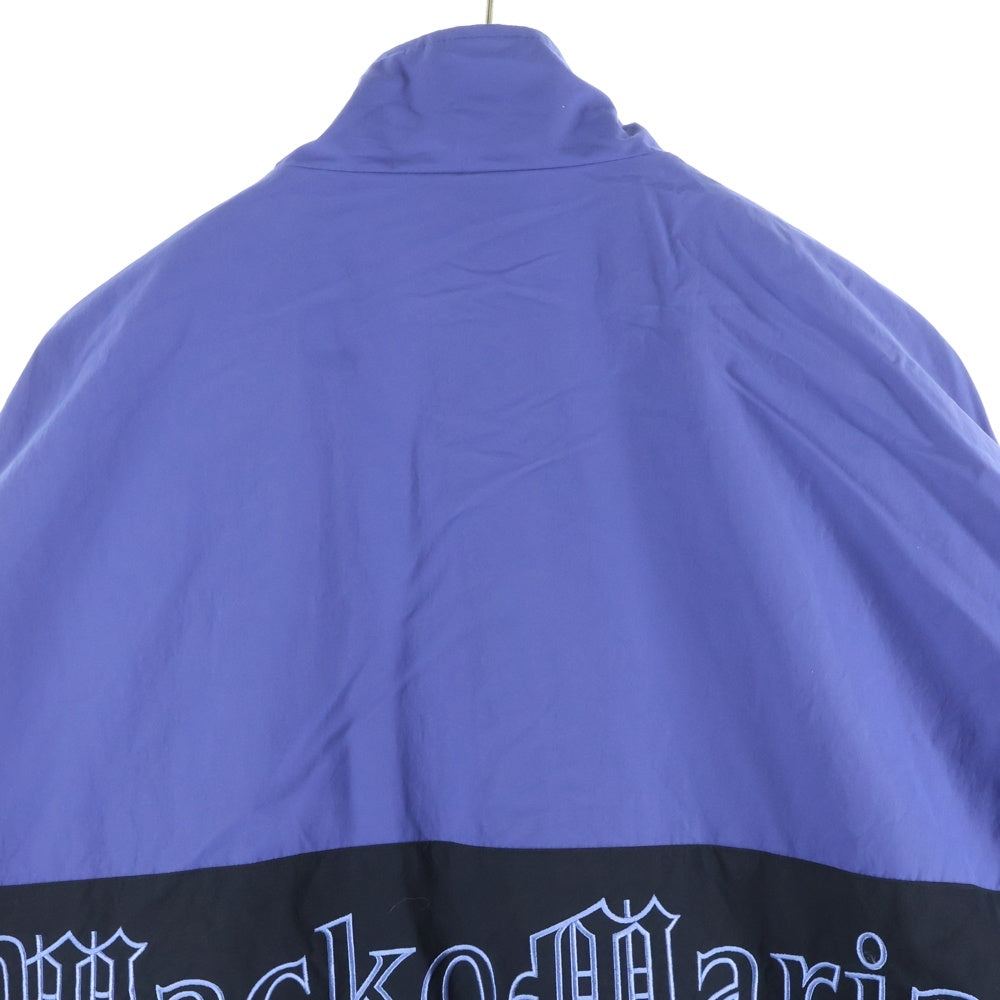 WACKO MARIA(ワコマリア) 24SS Track Jacket 24SS-WHO-TJ02 ロゴ トラックジャケット ジップジャケット パープル/ブラック