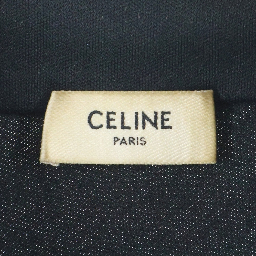 CELINE(セリーヌ) ダブルフェイスジャージー トラックスーツジャケット ブラック/ホワイト 2Y490121O