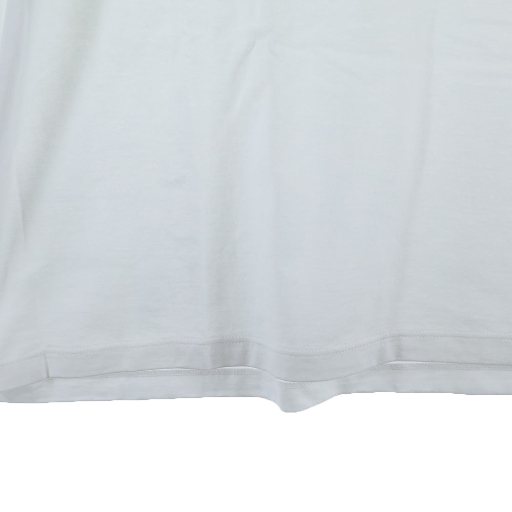 BURBERRY(バーバリー) 22SS ネックチェックロゴクルーネック半袖Tシャツカットソー ホワイト 8069539