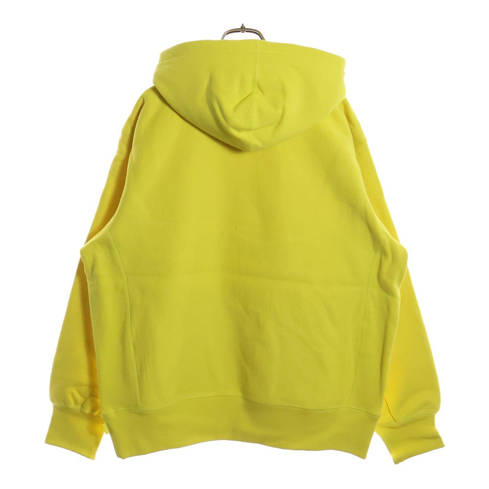 SUPREME(シュプリーム) 20AW Cross Box Logo Hooded Sweatshirt クロス ボックスロゴ刺繍 プルオーバースウェットパーカー フーディー イエロー