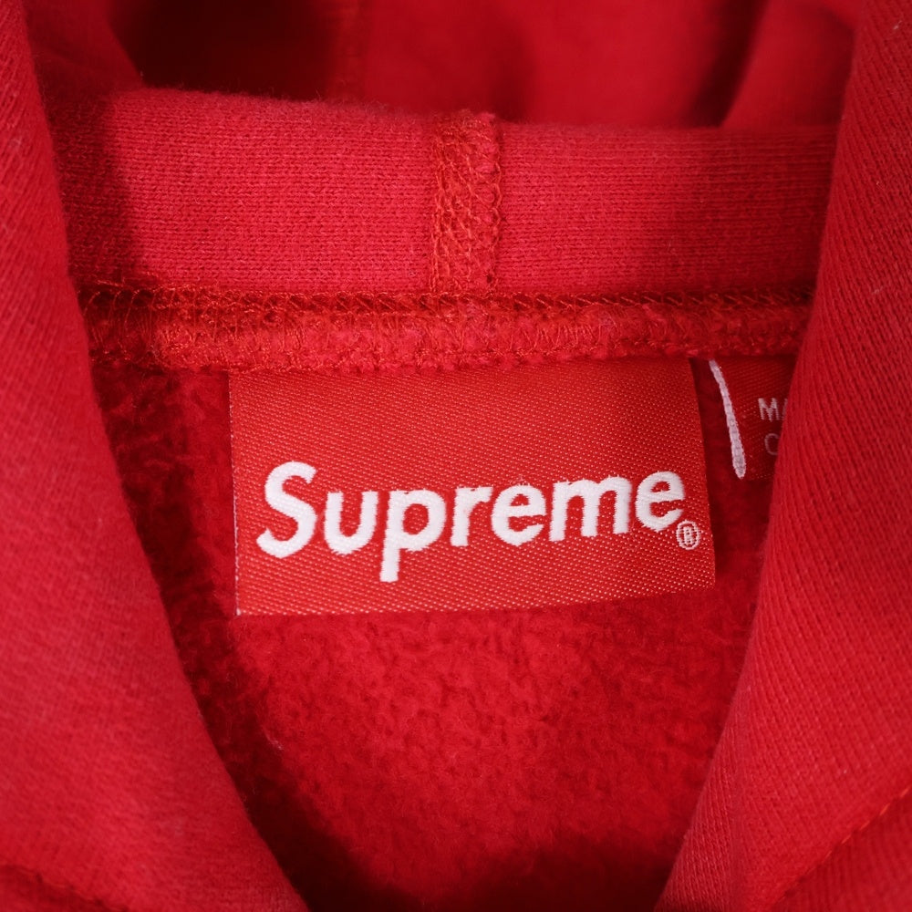 SUPREME(シュプリーム) 14AW Tonal Box Logo Pullover ボックスロゴプルオーバーパーカー フーディー レッド