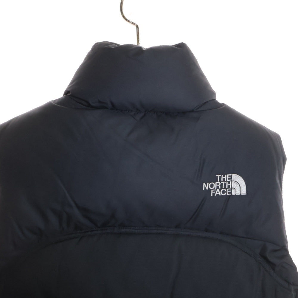 THE NORTH FACE(ザノースフェイス) LOGO DOWN VEST ロゴ刺繍ダウンベスト ブラック NDW00359