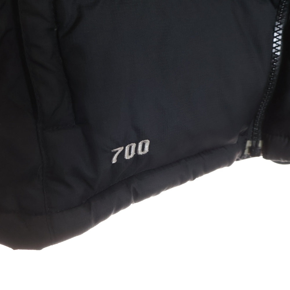 THE NORTH FACE 黒ダウンベスト 刺繍ロゴ THE NORTH FACE(ザノースフェイス) LOGO DOWN VEST ロゴ刺繍ダウン