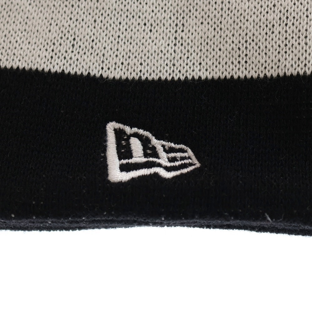 NEW ERA(ニューエラ) NE SCARF ロゴスカーフ ブラック/グレー