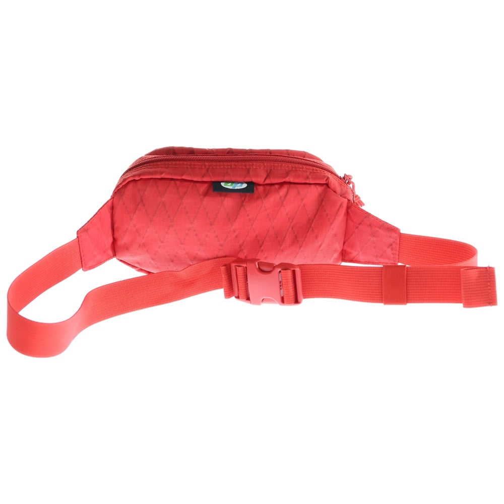 SUPREME(シュプリーム) 18AW Waist Bag ボックスロゴ キルティング ウエストバッグ クロスボディバッグ ショルダーバッグ レッド