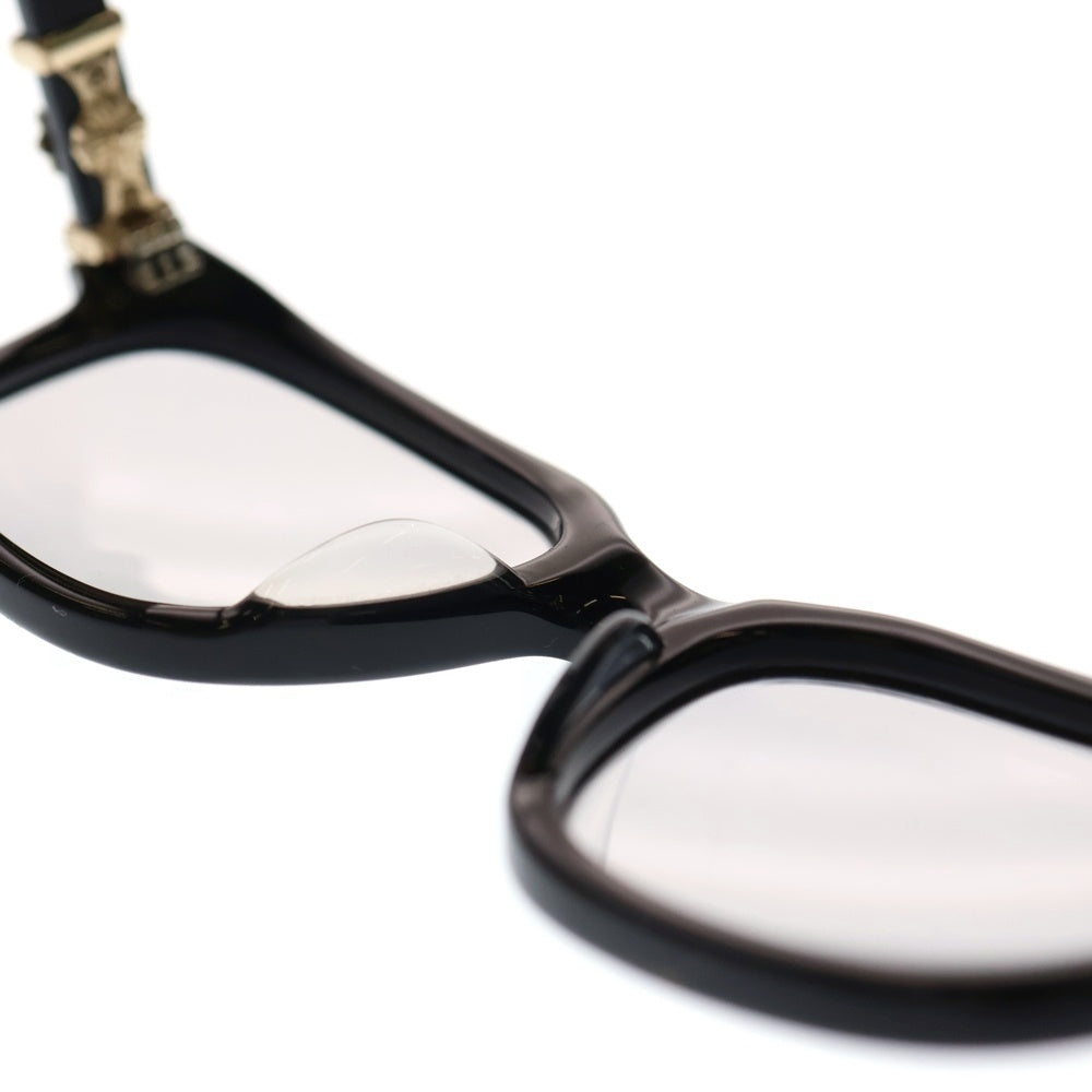 CHROME HEARTS(クロムハーツ) COX UCKER CHクロステンプル ウェリントン サングラス アイウェア 眼鏡 ブラック/ゴールド 52□19‐153