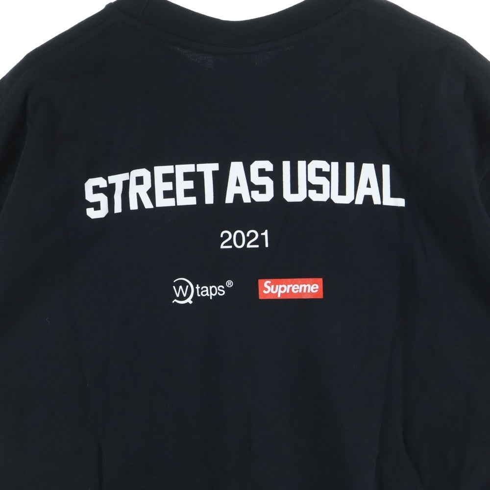 SUPREME(シュプリーム) 21AW ×WTAPS Sic'em! Tee ×ダブルタップス ロゴ