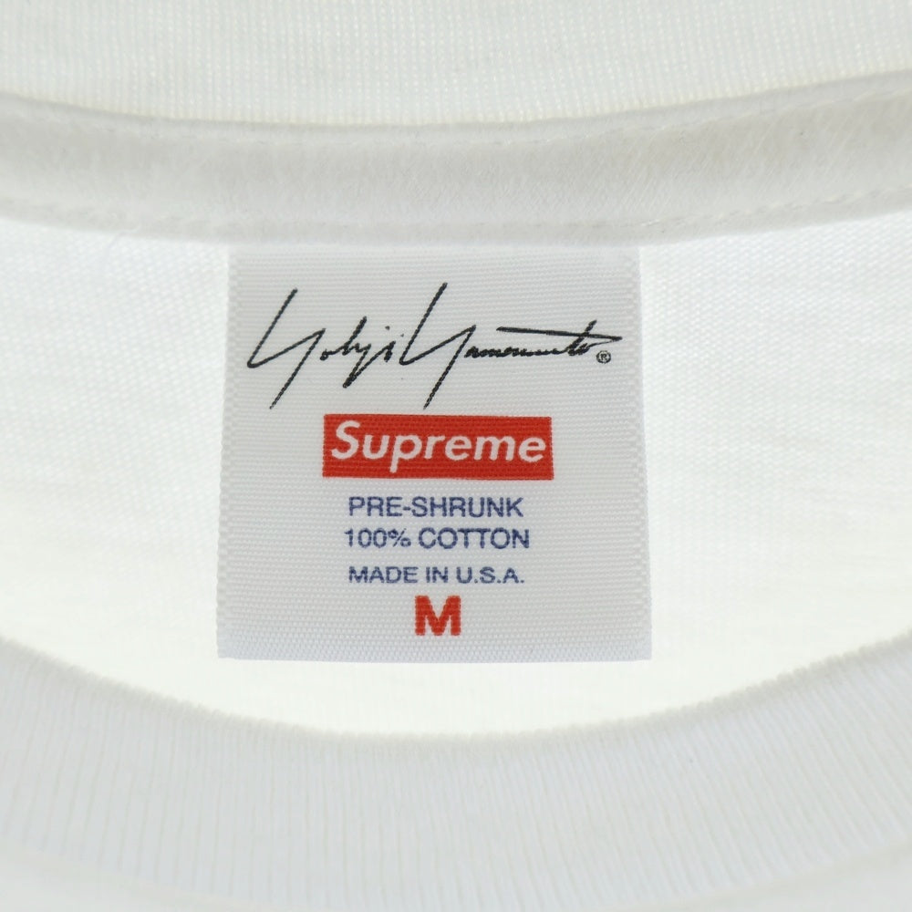 SUPREME(シュプリーム) 20AW ×Yohji Yamamoto This Was Tomorrow Tee ヨウジヤマモト ディスワズトゥモロー 半袖カットソー Tシャツ ホワイト