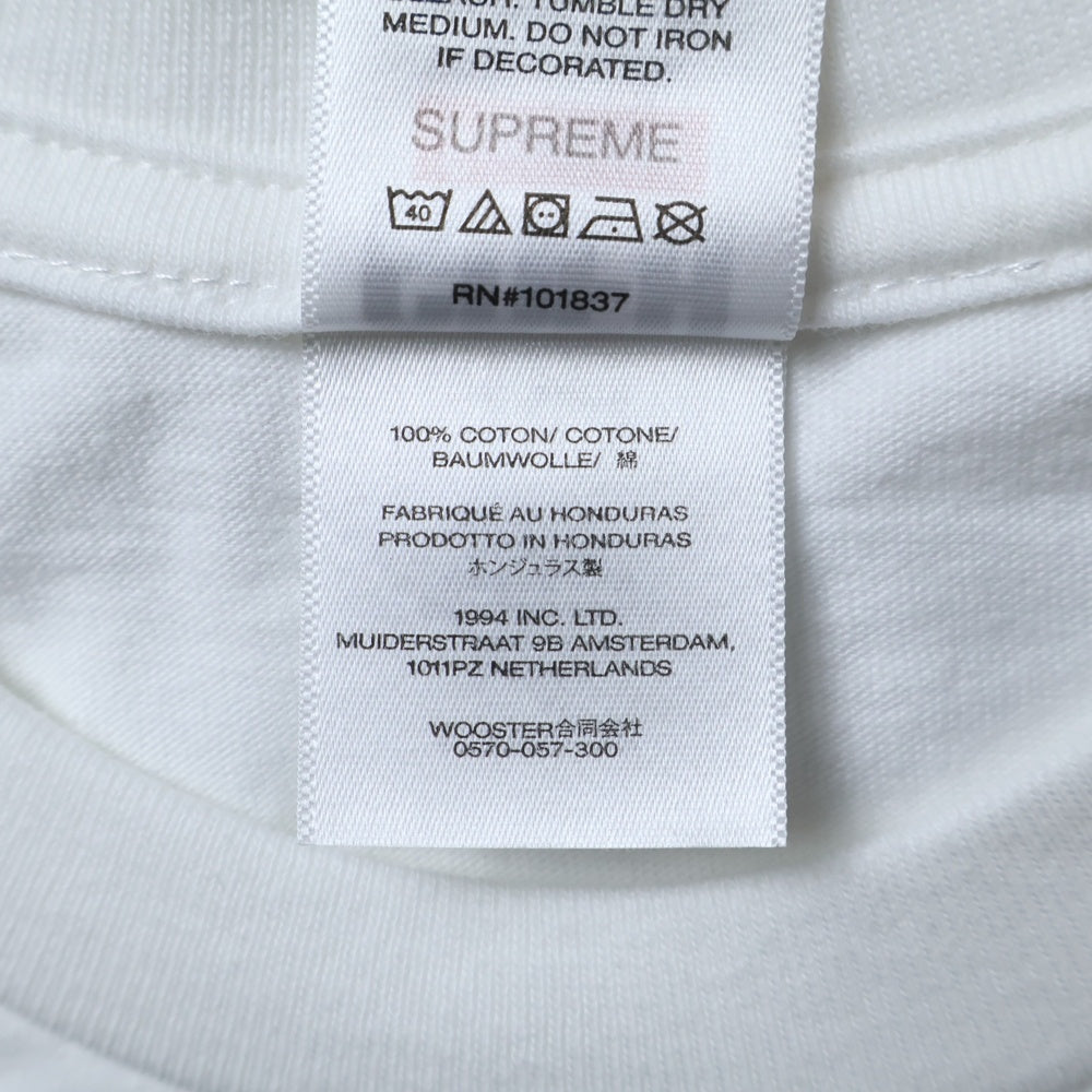 SUPREME(シュプリーム) 25SS ×GOODENOUGH GDEH Device Tee グッドイナフ デヴァイス両面プリント半袖カットソー Tシャツ ホワイト