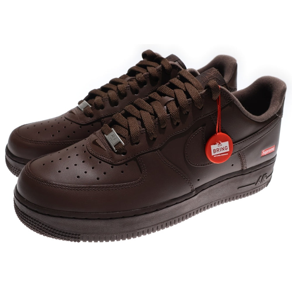 NIKE(ナイキ) ×SUPREME AIR FORCE 1 LOW BAROQUE BROWN CU9225-200 シュプリーム エアフォース1 ローカットスニーカー シューズ ブラウン US10.5/28.5cm
