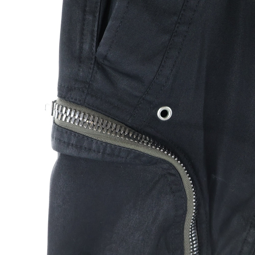 Rick Owens(リックオウエンス) 22SS FOGACHINE BAUHAUS CARGO バウハウス カーゴ パンツ ブラック RU01B1377-TE