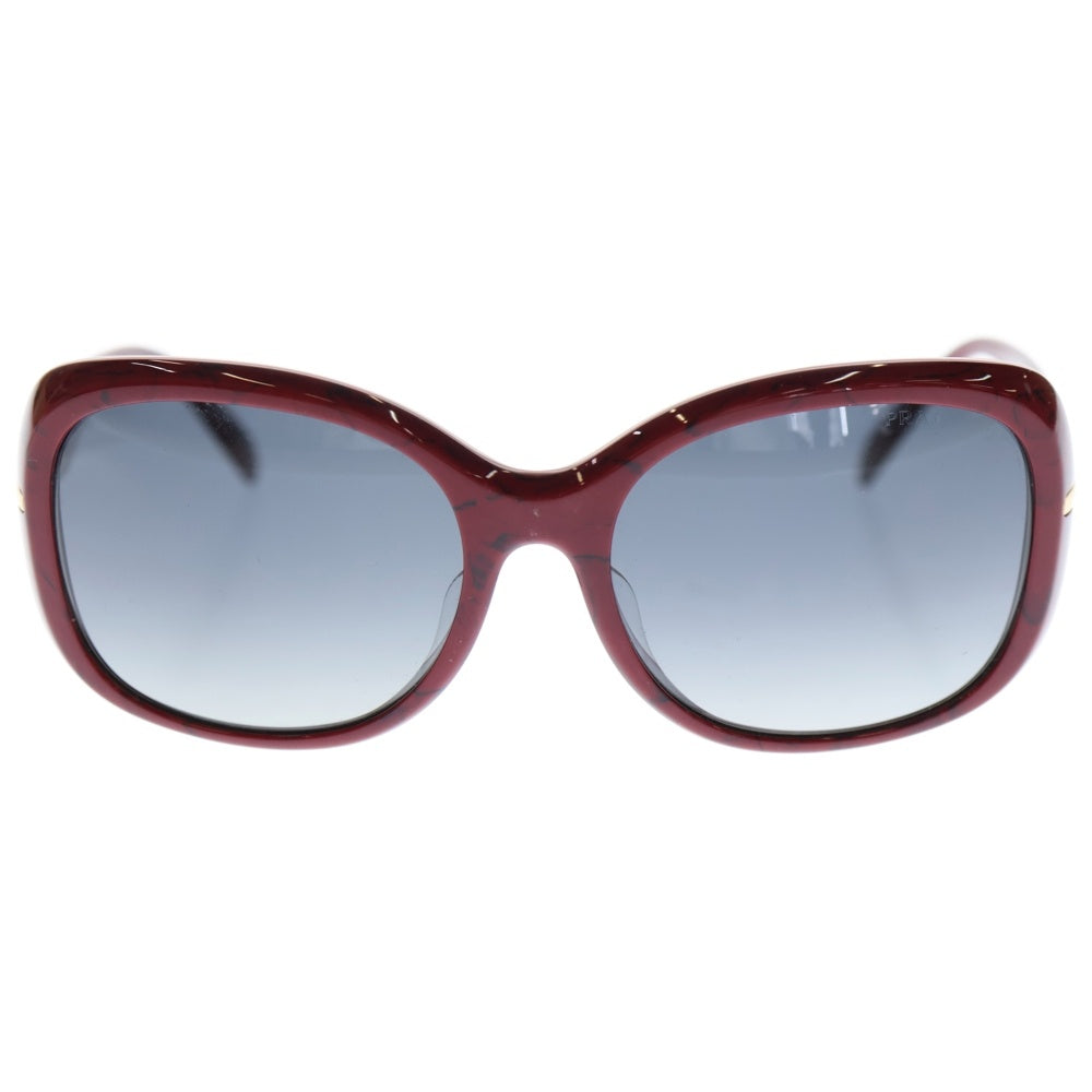 PRADA(プラダ) LOGO SUNGLASSES ロゴプレートサングラス メガネ レッド SPR04Z-F