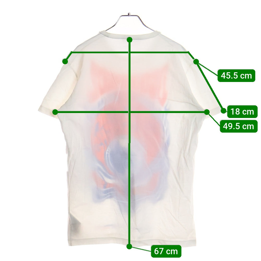 DSQUARED2(ディースクエアード) 20SS Logo Crew Neck Tee S74GD0649 フロントロゴプリント クルーネック半袖Tシャツカットソー ホワイト