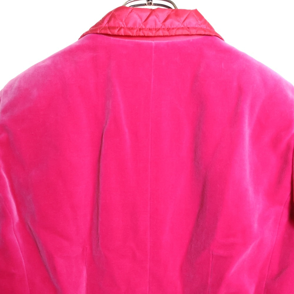 NO BRAND(ノーブランド) 【CHRISTIAN DIOR SPORT】クリスチャンディオール スポーツ Velor Jacket 06A6904 ベロア ジップジャケット ピンク レディース