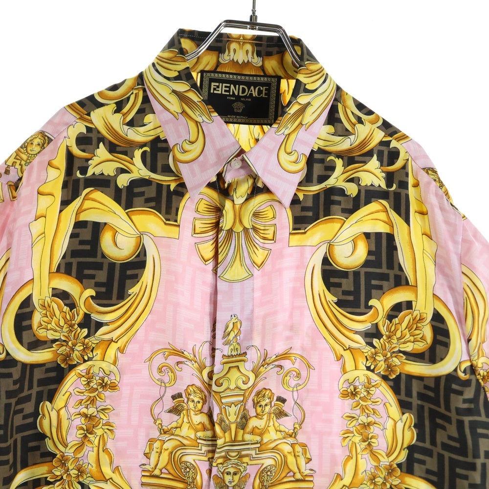FENDI(フェンディ) 22SS ×VERSACE Silk Shirt FS0795 AJN3