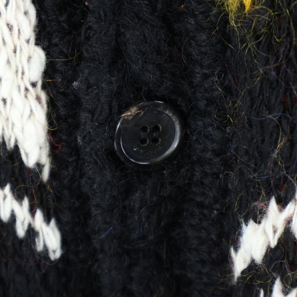 SAINT LAURENT PARIS(サンローランパリ) 21AW モヘヤ混 ウール 幾何学